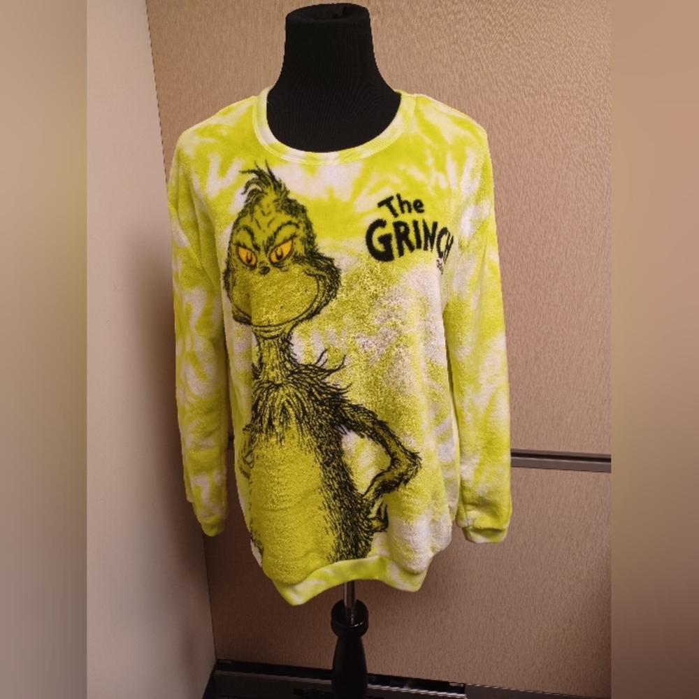 Pre-owned Grinch & Max Christmas Sweatshirt Size L